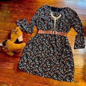 J crew mercantile floral shift dress